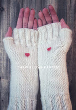 Load image into Gallery viewer, Sea Breeze Fingerless Gloves - thewillowheartist