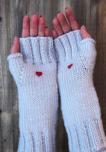 Load image into Gallery viewer, Misty Skies Fingerless Gloves - thewillowheartist