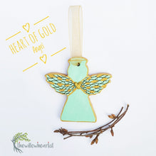 Load image into Gallery viewer, Heart of Gold Angel - thewillowheartist