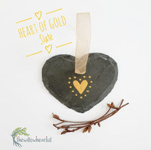 Load image into Gallery viewer, Heart of Gold Slate - thewillowheartist