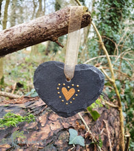 Load image into Gallery viewer, Heart of Gold Slate - thewillowheartist