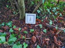 Load image into Gallery viewer, I am Zen - Handmade Zen Pebble Art & Love 5" White Box Picture Frame - thewillowheartist