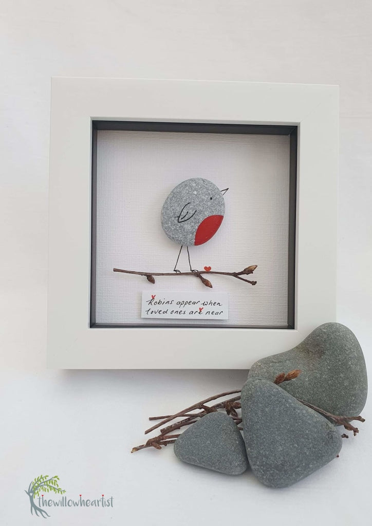 Robins appear when loved ones are near Pebble Art & Willow 5