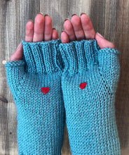 Load image into Gallery viewer, Sea Breeze Fingerless Gloves - thewillowheartist
